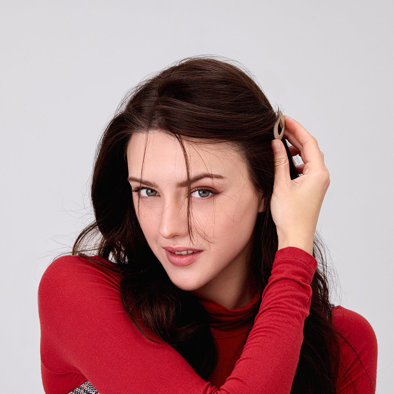 Dovely Clic - Café – moño magnético para el cabello Dovely
